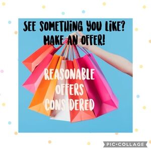 Like the item, but not as the price? Make me an offer!